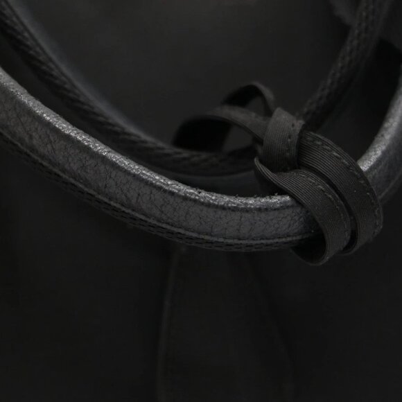 Prada Triangle Logo Black Nylon Handbag - Picture 6 of 16